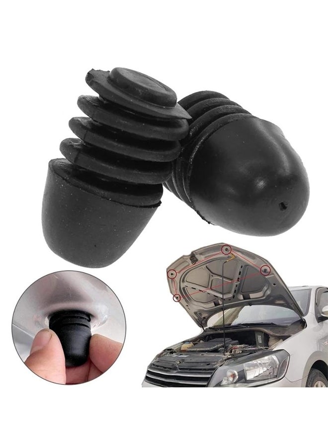 Generic 2Pcs Car Rubber Bumper Bonnet Hood Lid Stop Buffer Tailgate Cushion  - Image 1
