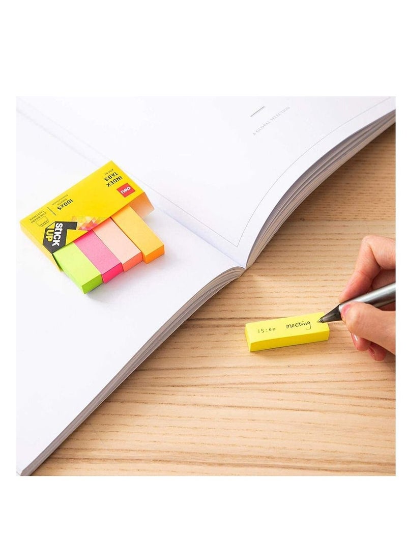 Deli 2-Pack Index Tab 50x15mm Size Multicolour  - Image 3