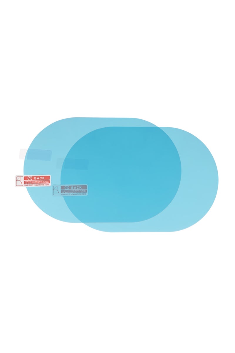 erorex WHITE Car Rearview Mirror Film Side Window Rainproof Clear Film 2Pcs Anti Fog Window Mirror Protecti - Image 4