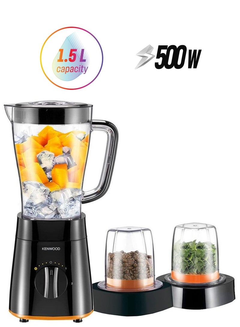 KENWOOD Blender ,1.5 Litres, 1.5 L 500 W BLP15.360BK Black - Image 1