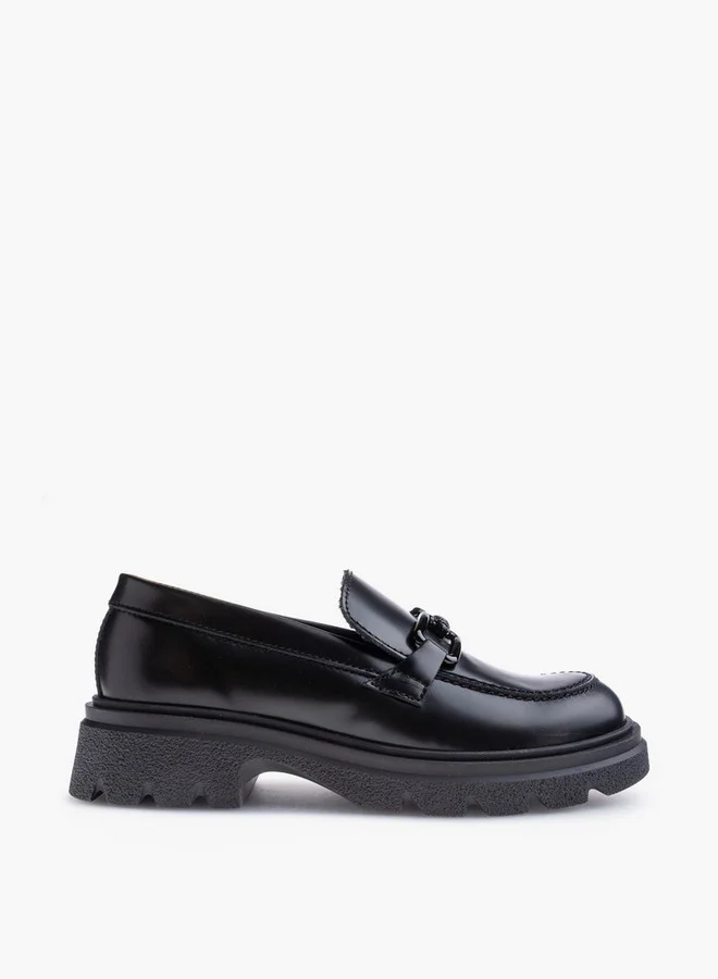 بابلوسكي Girls' Metal Accent Slip-On School Shoes - 873111