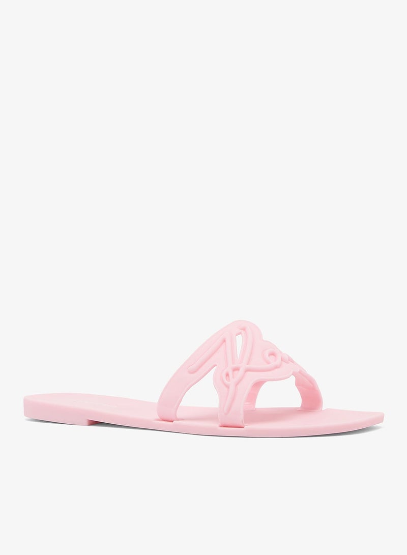 Karl Lagerfeld Jelly Signature Slip On Sandals - Image 1
