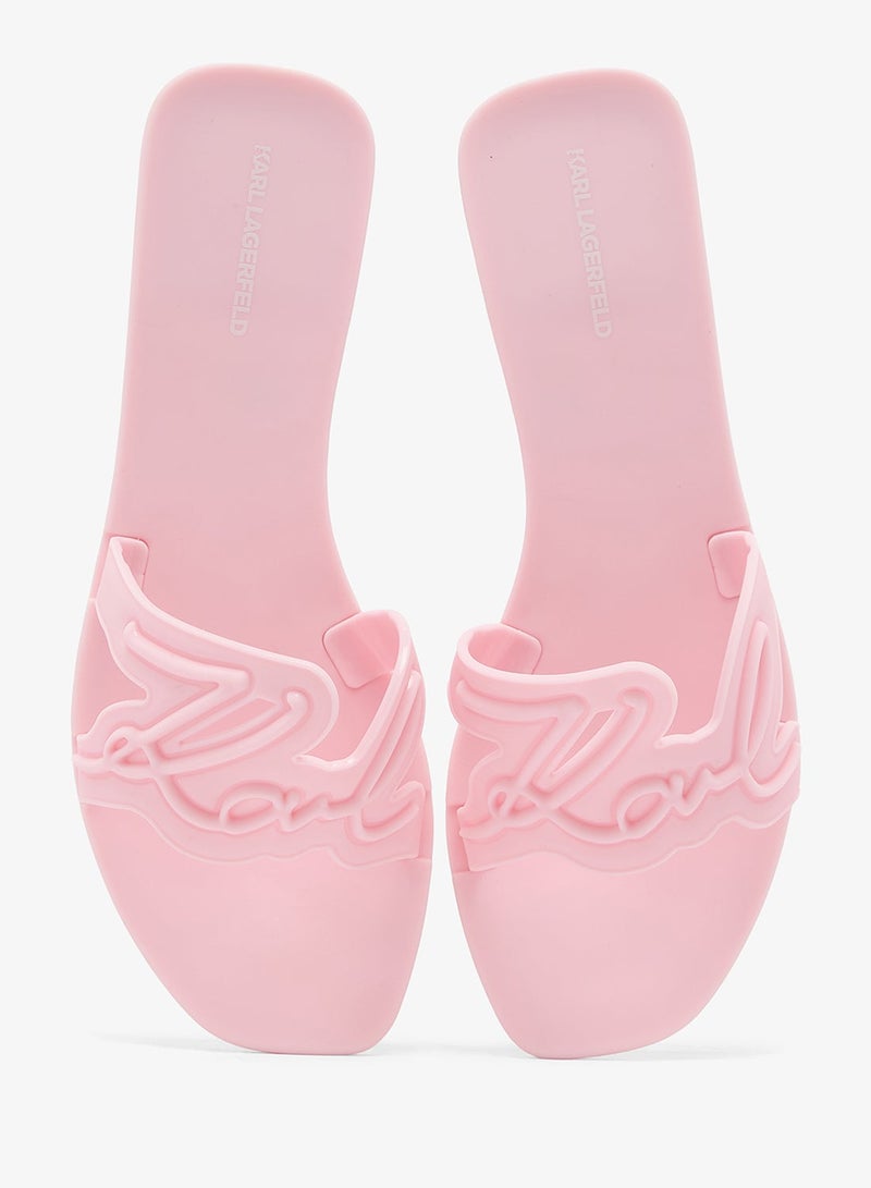 Karl Lagerfeld Jelly Signature Slip On Sandals - Image 4