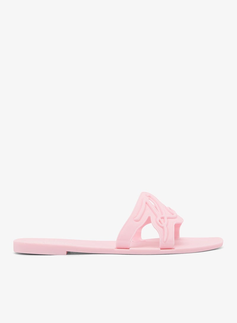 Karl Lagerfeld Jelly Signature Slip On Sandals - Image 5