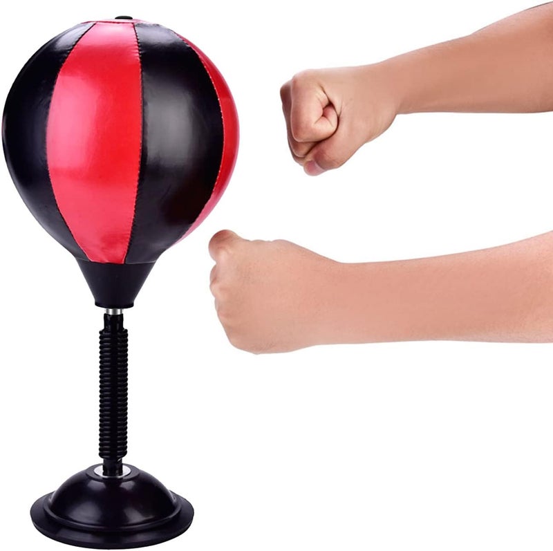 Generic Desktop Boxing Punching Ball with Suction Base – Stress Relief Toy for Home & Office - Image 1