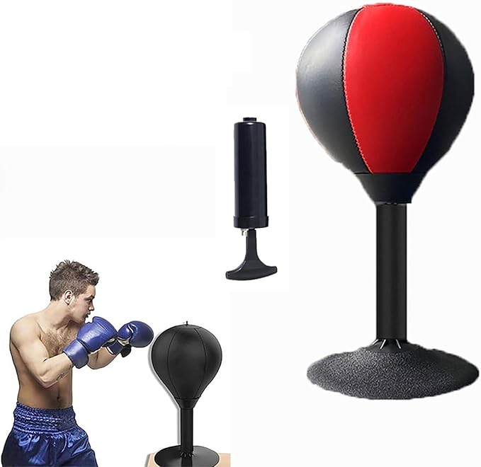 Generic Desktop Boxing Punching Ball with Suction Base – Stress Relief Toy for Home & Office - Image 4