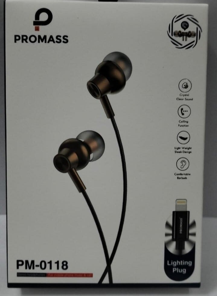 PROMASS Dynamic Clear Sound Earphones  Superior Audio Quality and Comfort - Image 1