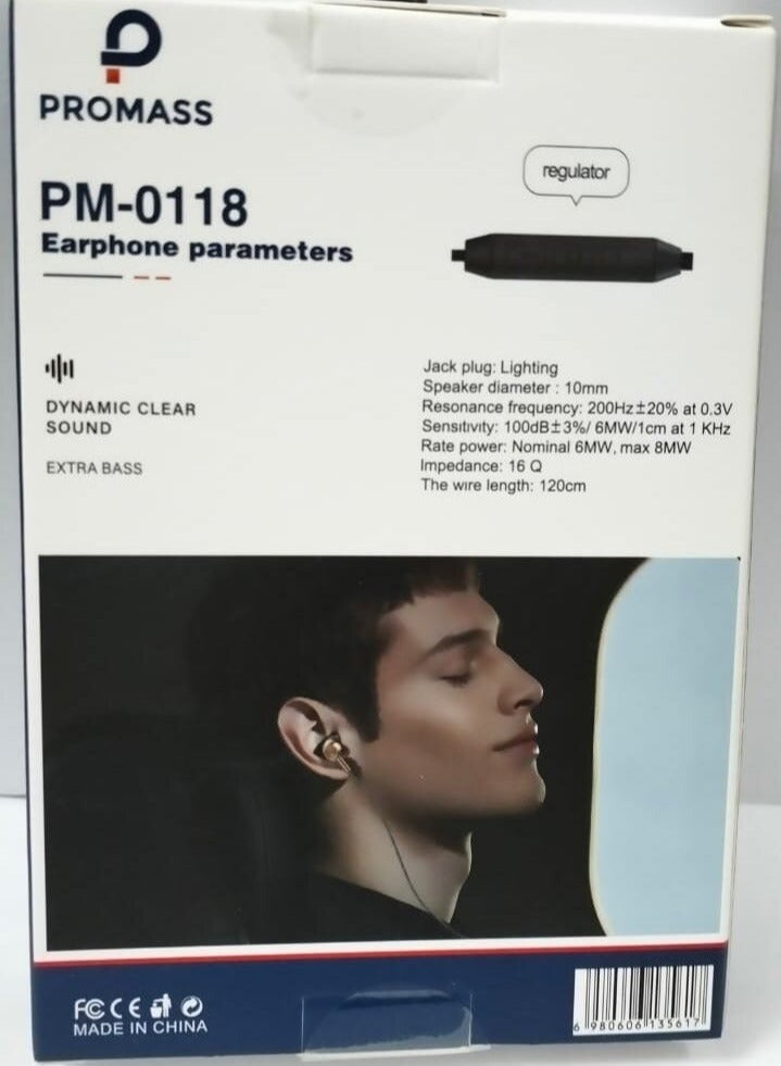 PROMASS Dynamic Clear Sound Earphones  Superior Audio Quality and Comfort - Image 3