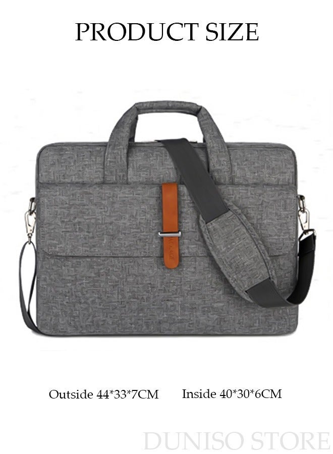 DUNISO Laptop Bag Lightweight Computer Bag Travel Business Briefcase Water Resistance Shoulder Messenger Bag Crossbody Bag for Men and Women Work Office - Image 4