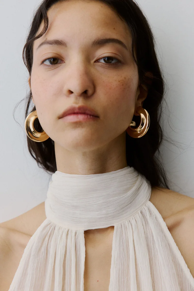 H&M  Chunky hoop earrings for Women | Best Price UAE