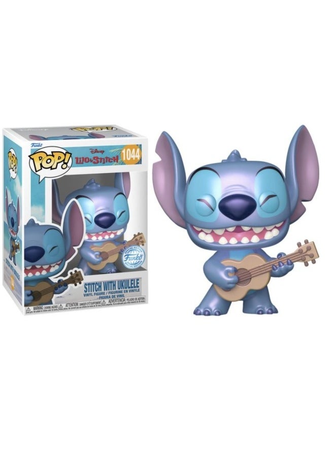 Funko Funko POP! Disney Lilo & Stitch Stitch with Ukelele Vinyl Figure (10 cm)  - Image 2