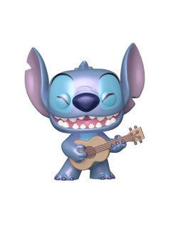 Funko Funko POP! Disney Lilo & Stitch Stitch with Ukelele Vinyl Figure (10 cm)  - Image 1