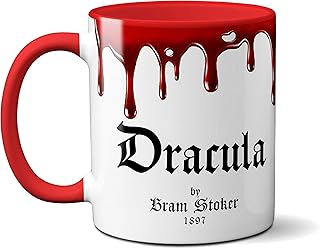 Universal Zone Dracula by Bram Stoker Mug. Coffee Mug with Dracula book design, Literature Mug, Book Mug, Bookish Mug, - Image 1