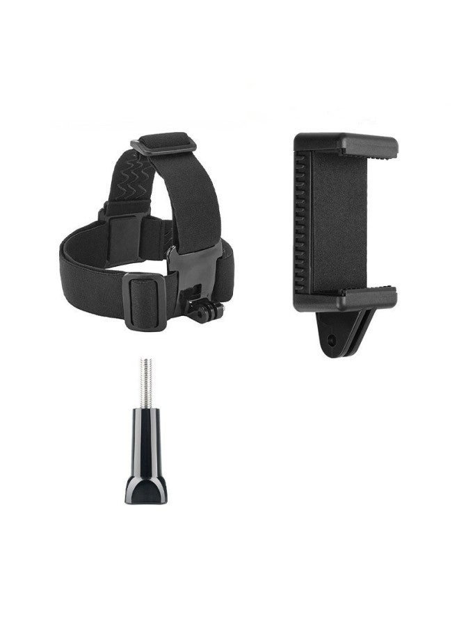 Generic DJI Sports Camera Accessories GP Wrist Strap Arm Strap Palm Strap Shoulder Strap School Bag Chuck With Chest Strap Holder-Color:Headband Three-piece Suit  - Image 1
