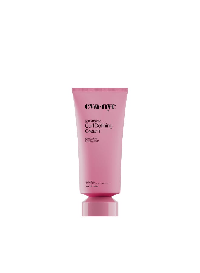 Eva NYC Curl Enhancing Styling Cream Reduce Frizz Hydrate with Aloe Leaf Cactus Flower Define Curl Pattern for Soft Bouncy Hair Sulfate Paraben Free Melon Iris Scent 54 fl oz - Image 2