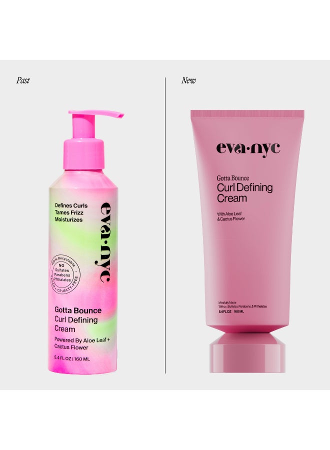 Eva NYC Curl Enhancing Styling Cream Reduce Frizz Hydrate with Aloe Leaf Cactus Flower Define Curl Pattern for Soft Bouncy Hair Sulfate Paraben Free Melon Iris Scent 54 fl oz - Image 4