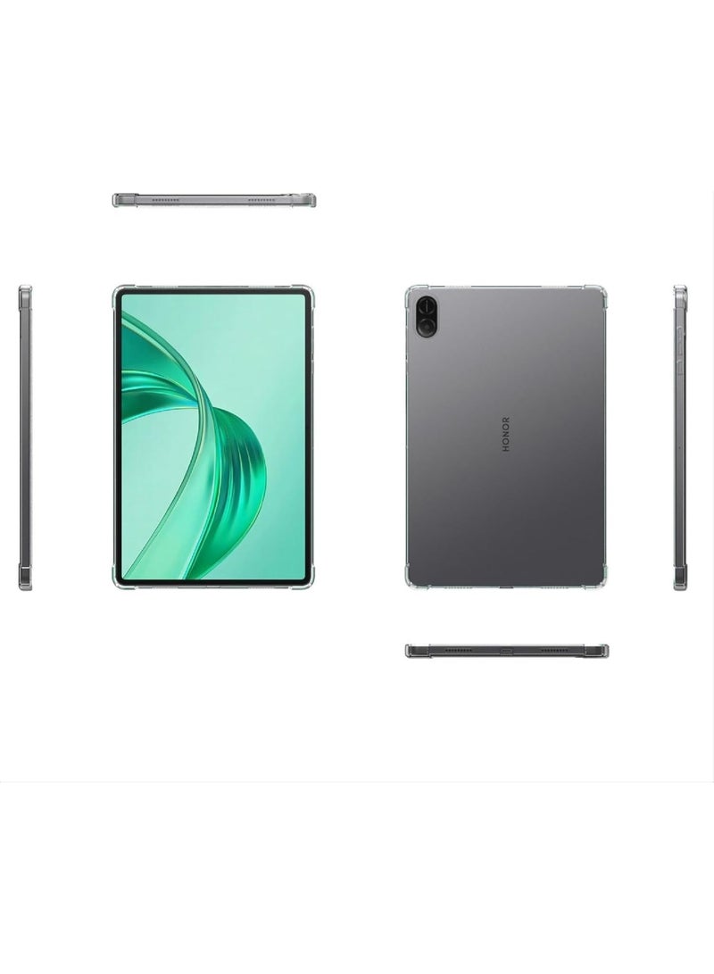 جراب لهاتف Honor Pad X8A، غطاء خلفي ناعم من مادة TPU، غطاء رفيع، حماية من الوسادة الهوائية، جراب متوافق مع Honor Pad X8A، شفاف - Image 2