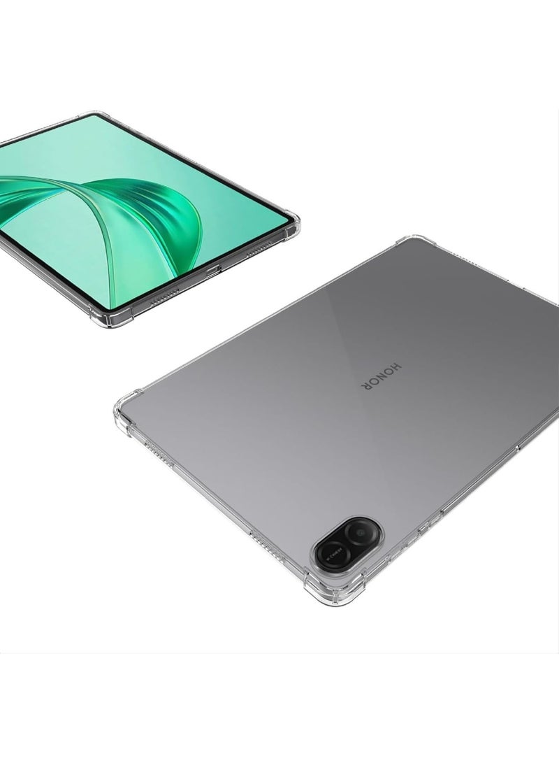 جراب لهاتف Honor Pad X8A، غطاء خلفي ناعم من مادة TPU، غطاء رفيع، حماية من الوسادة الهوائية، جراب متوافق مع Honor Pad X8A، شفاف - Image 4