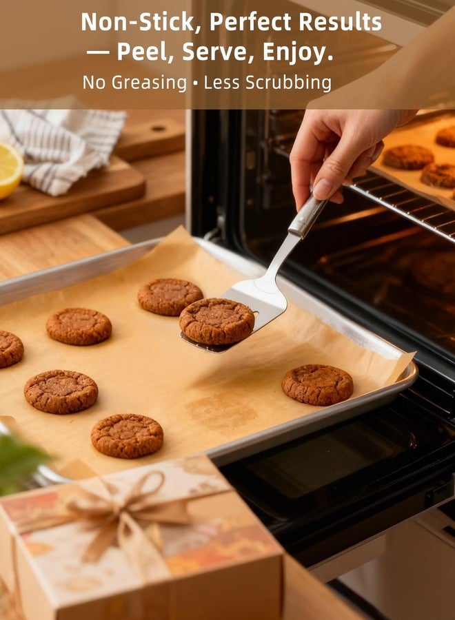 Avirho 220 Count Unbleached Parchment Paper Sheets, 9x13 Inch Precut Baking Paper for Quarter Sheet Pan, Non-Stick & Greaseproof, Heat Resistant 450°F for Toaster Oven, Air Fryer - Image 4