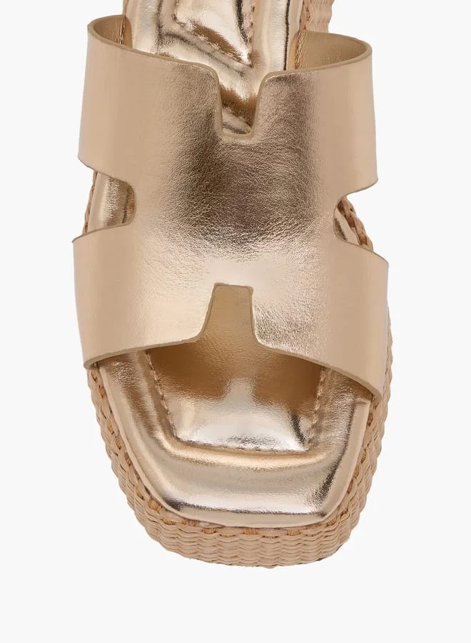 Celeste Women's Textured Slip-On Flatform Sandals