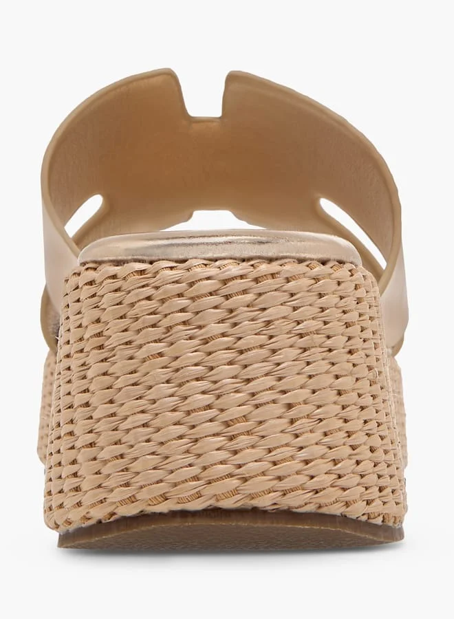 Celeste Women's Textured Slip-On Flatform Sandals