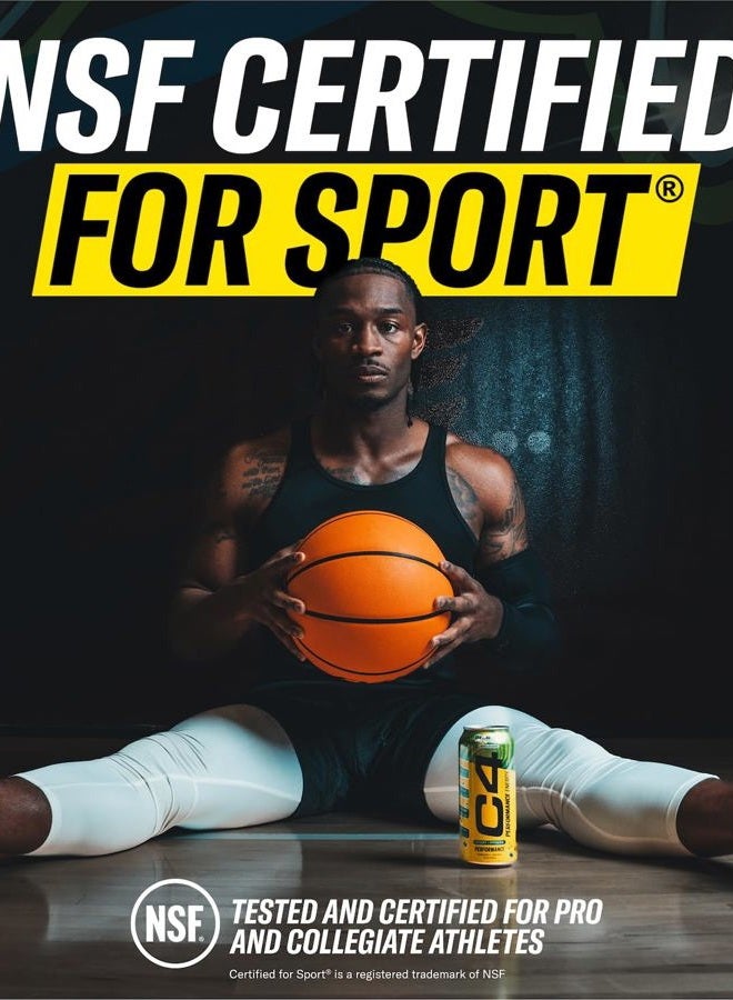 CELLUCOR C4 Energy Drink 16oz (Pack of 12) - Frozen Bombsicle - Sugar Free Pre Workout Performance Drink with No Artificial Colors or Dyes - Image 3