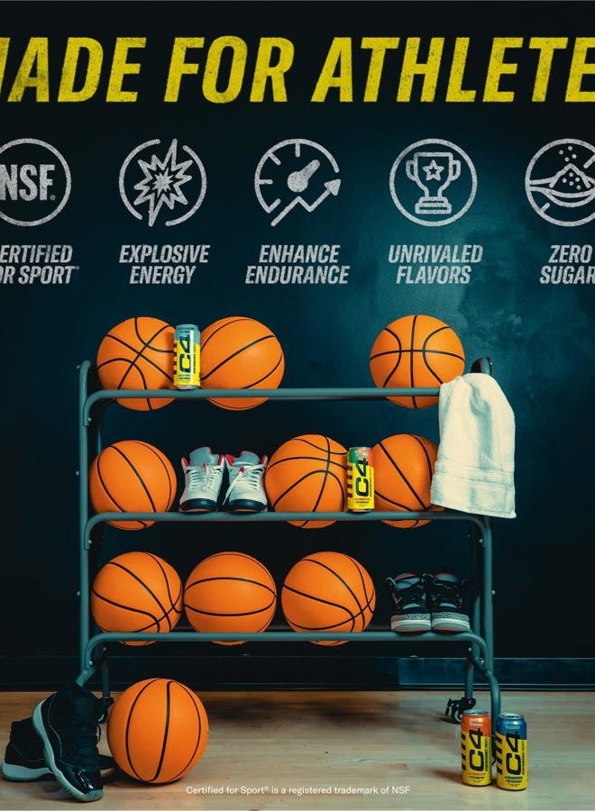 CELLUCOR C4 Energy Drink 16oz (Pack of 12) - Frozen Bombsicle - Sugar Free Pre Workout Performance Drink with No Artificial Colors or Dyes - Image 2