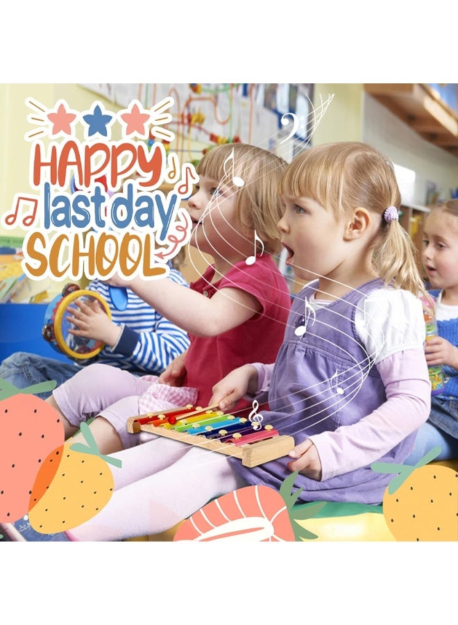 Xylophone for Kids Wood Xylophone with 2 Mallets Educational& Preschool Learning Baby Percussion Wooden Musical Instruments Toys for Boys and Girls - Image 3