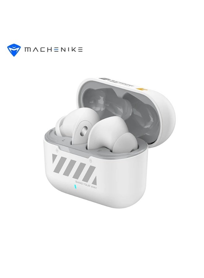 ماكينيك سماعات Machenike TH50 اللاسلكية – بلوتوث 5.3، خاصية إلغاء الضوضاء بالذكاء الاصطناعي ANC، مقاومة للماء IPX5، زمن استجابة منخفض، سماعة أذن للألعاب والرياضة مع علبة شحن - Image 1