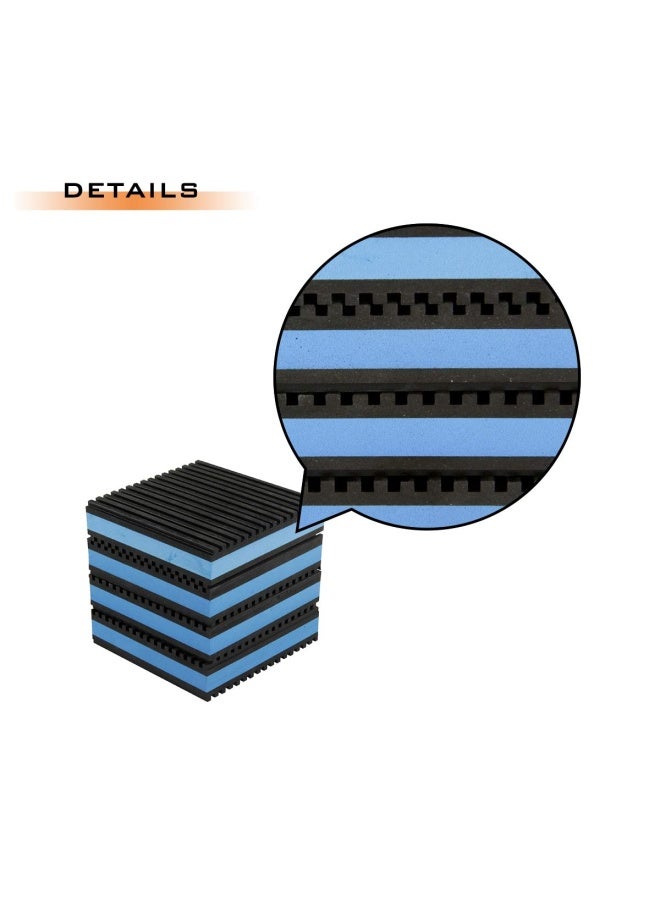 Air Jade 4 Pack Rubber Anti-Vibration Pads, 6 x 6 x 7/8 inches Heavy Duty EVA Vibration Isolation Pads Mats for HVAC, Washers, Compressors, Treadmills, Air Conditioner - Image 5