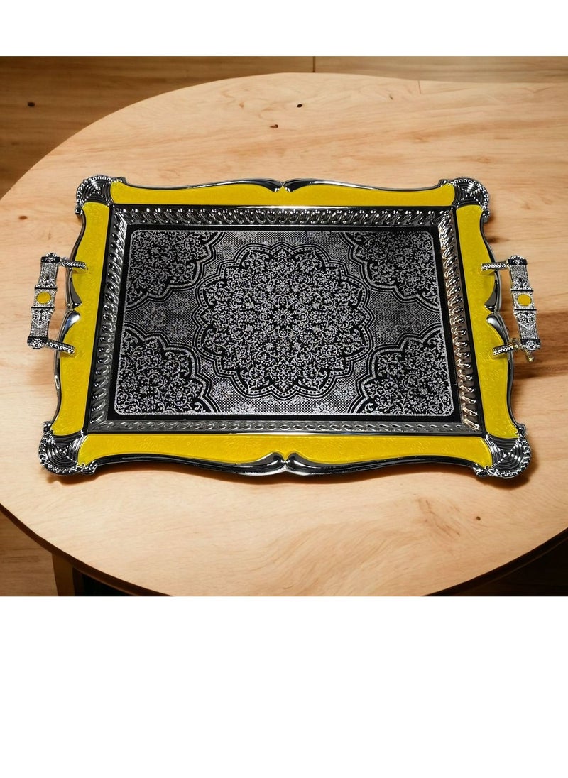 Germax - Silver Plated Rectangular Tray - Image 1