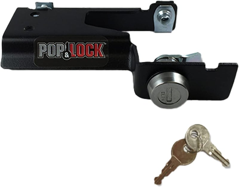 Pop & Lock PL1600 Black Manual Tailgate Lock for Chevy/GMC/Isuzu - Image 1