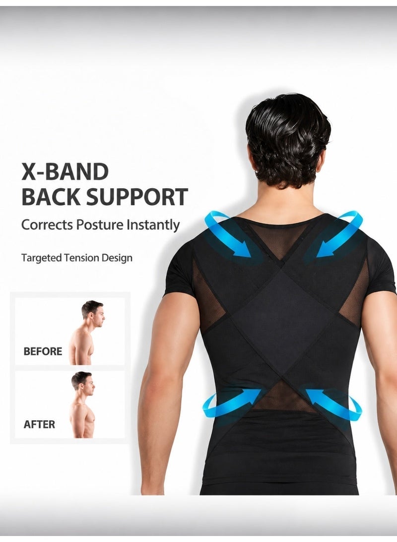 Men's Body Shaping & Chest Enhancing Shaper | Slimming & Comfort - Image 3