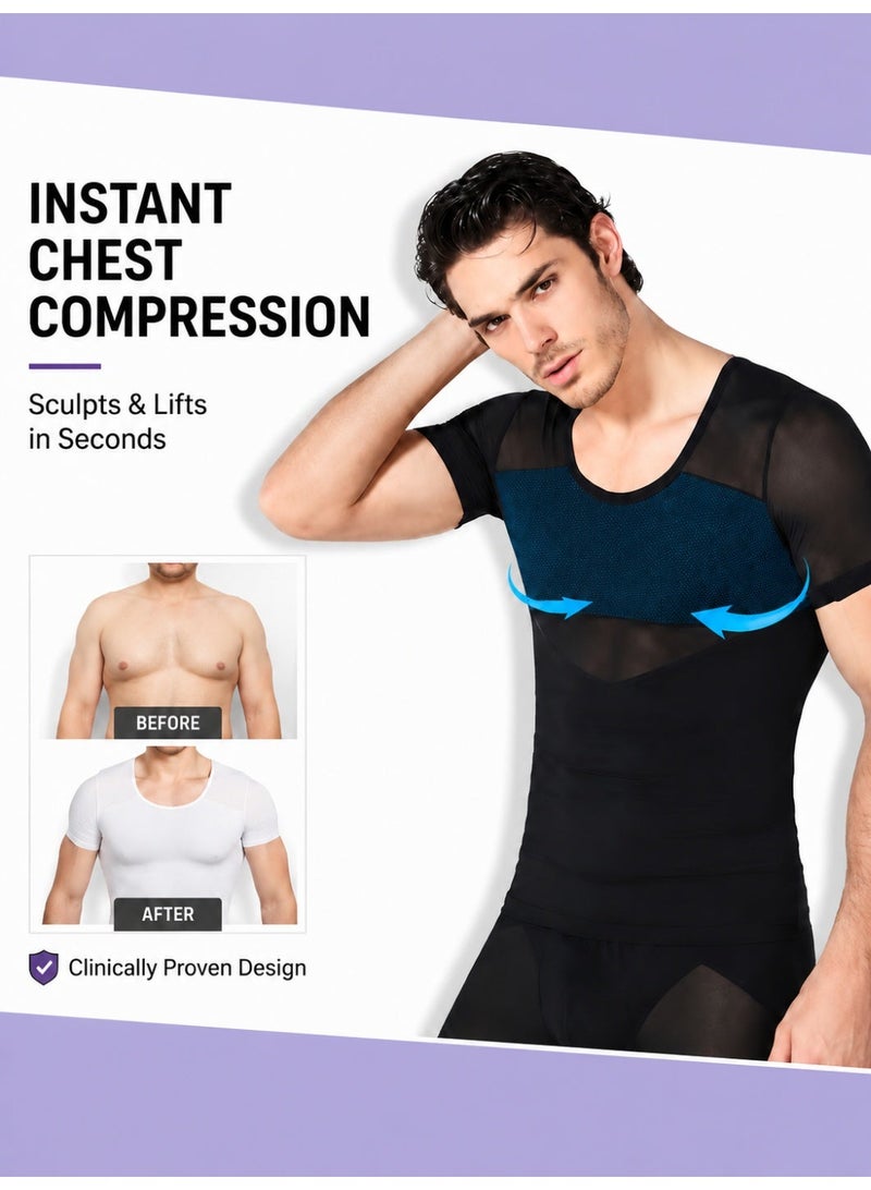 Men's Body Shaping & Chest Enhancing Shaper | Slimming & Comfort - Image 2