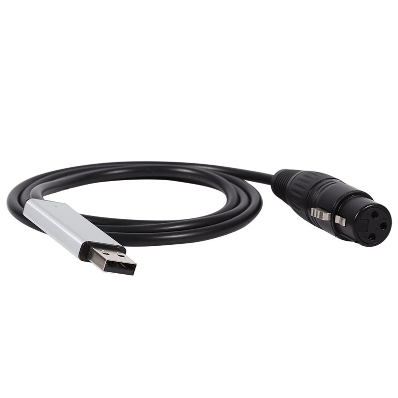 Mini USB DMX Interface: DMX512 Channel Output, Built-In Storage Buffer - Wide Software Compatibility DMX512 Controller for Stage Lighting Control, Windows XP Vista 7 Systems - Image 2