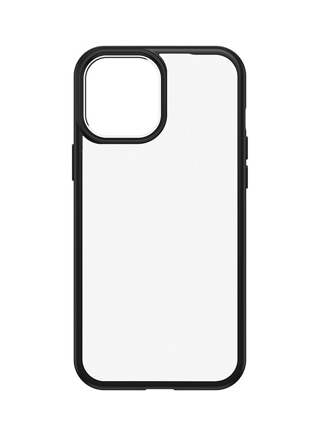 NIBEMINENT iPhone 12 Pro Max - React Clear Case with Black Frame - Image 1