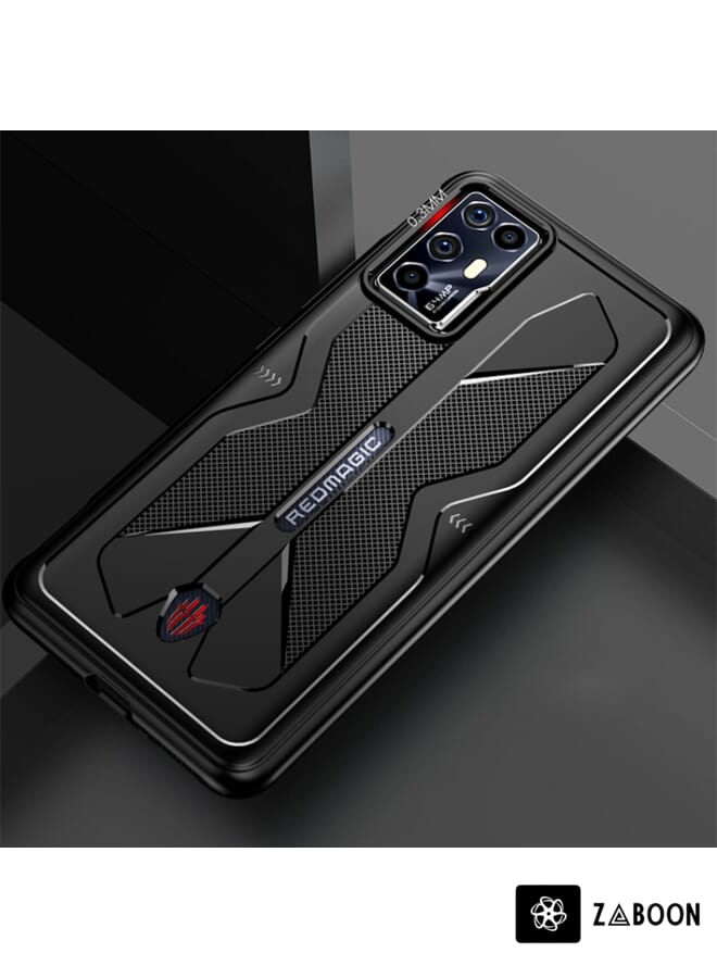 Zaboon Protective Case Cover For ZTE nubia Red Magic 6R TPU Cooling Gaming Phone All-inclusive Shockproof Case - Image 3