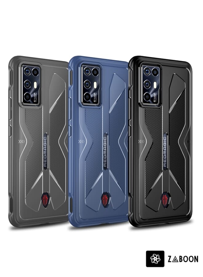 Zaboon Protective Case Cover For ZTE nubia Red Magic 6R TPU Cooling Gaming Phone All-inclusive Shockproof Case - Image 2