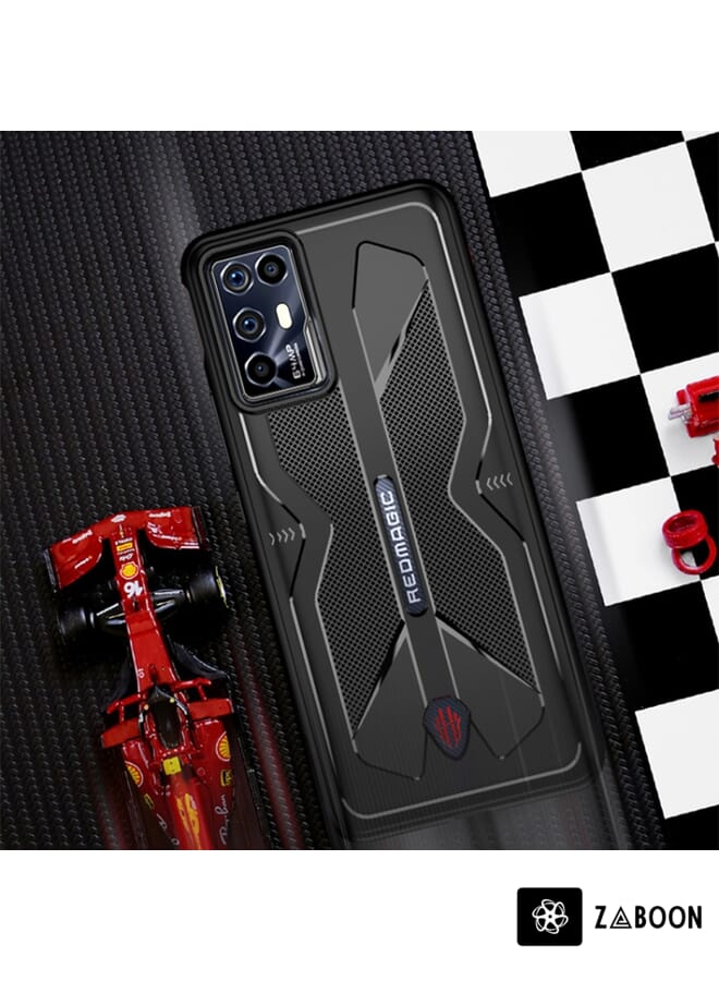 Zaboon Protective Case Cover For ZTE nubia Red Magic 6R TPU Cooling Gaming Phone All-inclusive Shockproof Case - Image 4