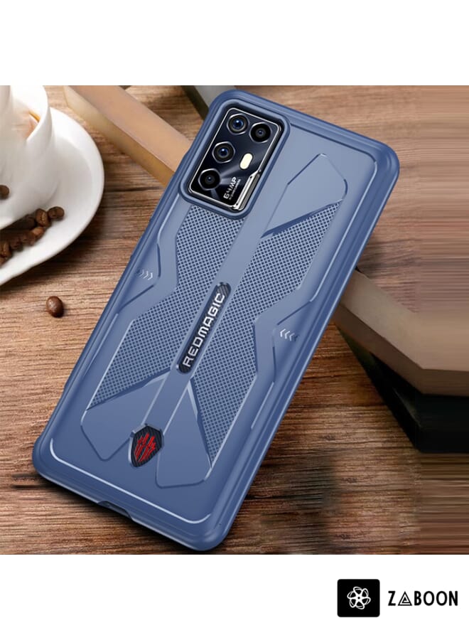Zaboon Protective Case Cover For ZTE nubia Red Magic 6R TPU Cooling Gaming Phone All-inclusive Shockproof Case - Image 1