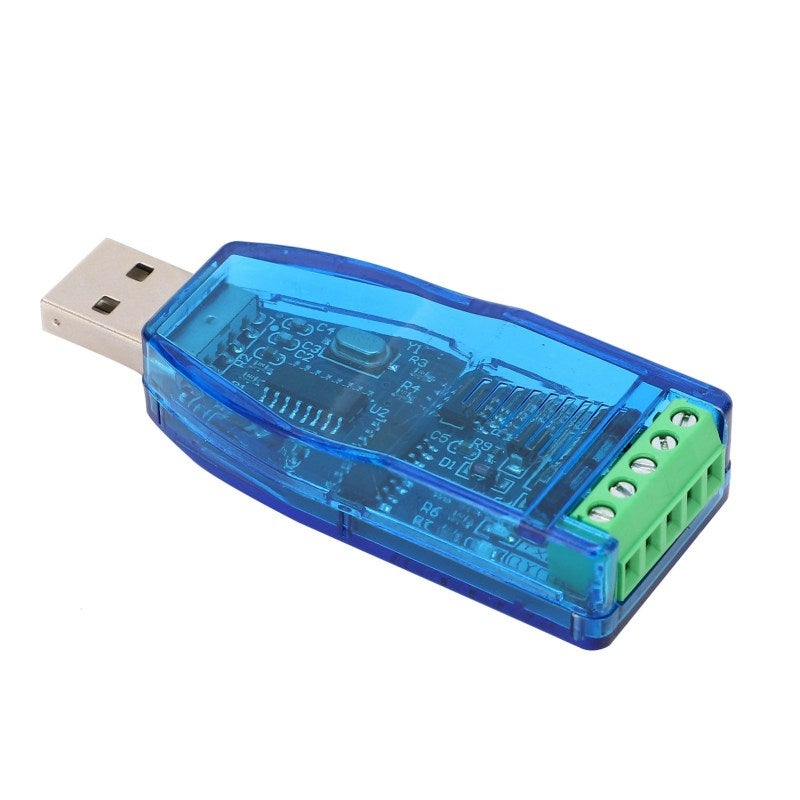 USB Serial Port Adapter ABS Blue 1200m Transmission Distance Industrial Protection TVS ESD Surge - Automatic Data Direction Control 921600bps Baud Rate - TXD RXD Indicator for Windows Linux OS X - Image 3