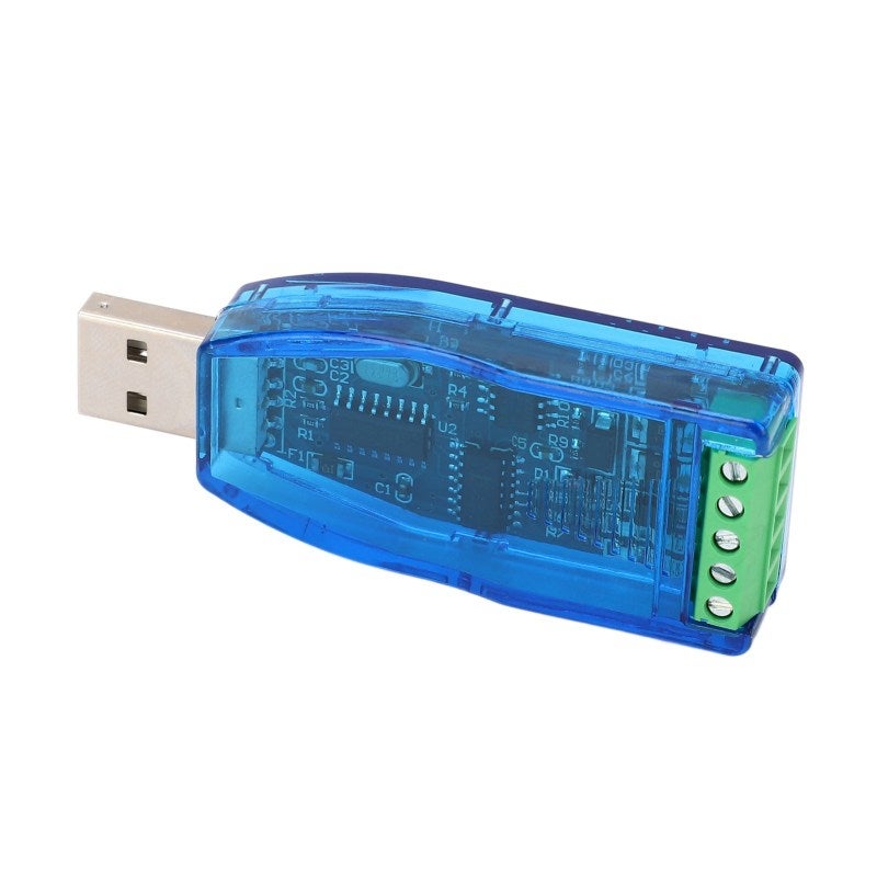 USB Serial Port Adapter ABS Blue 1200m Transmission Distance Industrial Protection TVS ESD Surge - Automatic Data Direction Control 921600bps Baud Rate - TXD RXD Indicator for Windows Linux OS X - Image 2