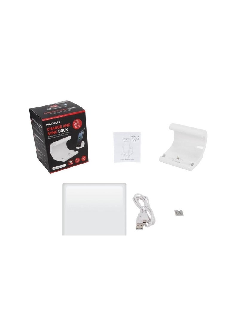 MACALLY - Macally Lightning Sync & Charge Desktop Dock - Image 1