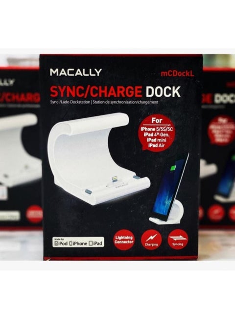 Macally Lightning Sync & Charge Desktop Dock