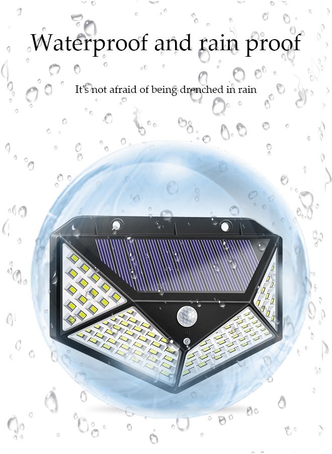 Generic Solar Outdoor Lights, IP65 Waterproof Motion Sensor Wall Lights, 100 LEDs with Lights Reflector, Easy-to-Install Security Floodlights for Exterior Patio, Yard, Garage, Deck, Garden, 2 Pack  - Image 5