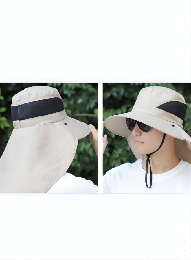 مظلة قبعة مع انفصال قناع واقية من الشمس - Image 3