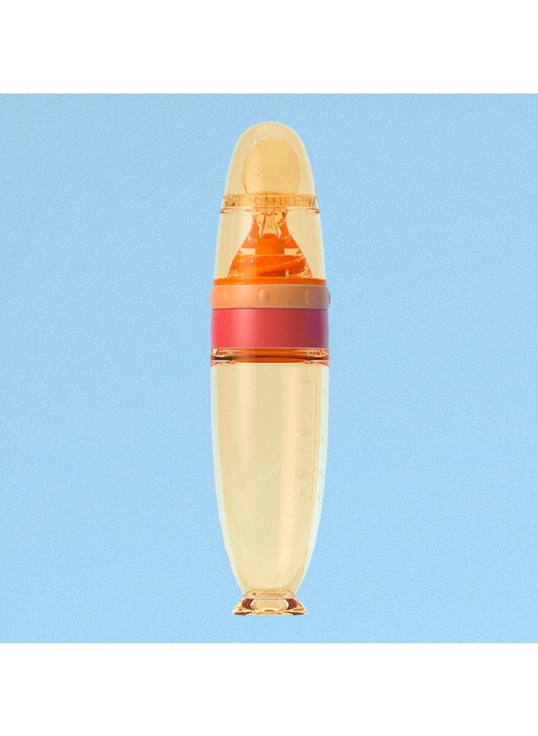 KUYING New Baby Glass Silicone Cover With Handle Baby Anti Choking Anti bloating And Anti Drop Bottle 