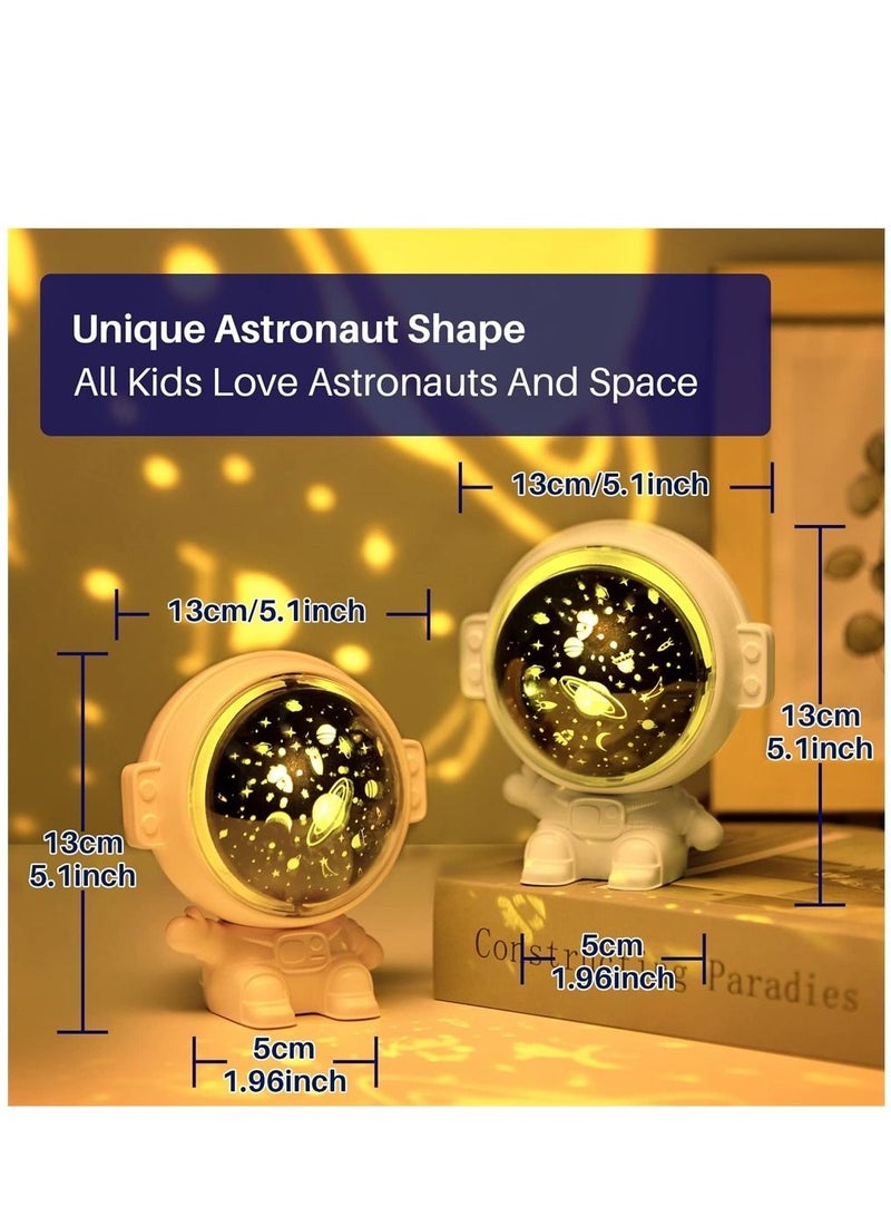 Captaintech Astronaut Night Light for Kids Nightlight Space Star Projector 360 Degree Rotation - Image 3