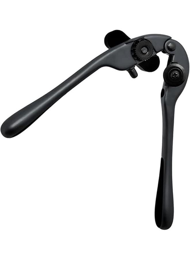 Generic Manual Can Opener, Stainless Steel, Ergonomic Handles, Black  - Image 3