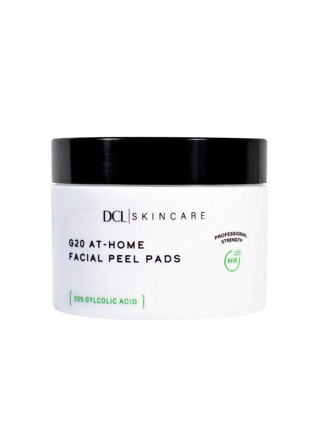 DCL Skincare G20 Radiance Peel Clinical Dose Derm Tested 20% Glycolic Acid Resurfacing Pads Reduces Fine Lines And Wrinkles 50 Count - Image 1